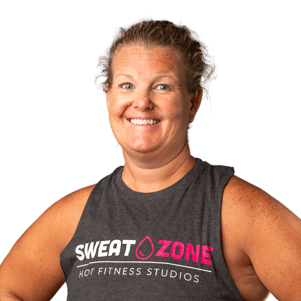 instructor and owner of sweat zone Chris Keller