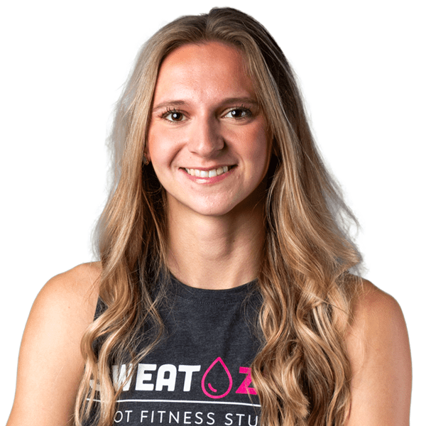 sweat zone instructor Macy Heinz